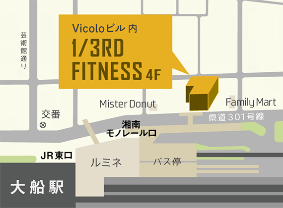 1/3rd Fitness 大船店